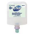 Dial Professional Antibacterial Gel Hand Sanitizer Refill for Dial 1700 Dispenser, 1.2 L Refill, Fragrance-Free, 3PK 19708
